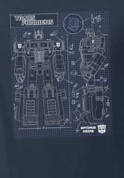5510106624 Tshirt Optimus Prime Transformers Taille L