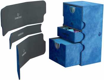 4251715401095 Gamegenic Deck Box Stronghold 200+ Bleu