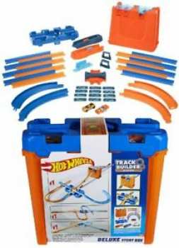 887961785845 Kit Hot Wheels Track Builder Unlimited Deluxe Stunt Box