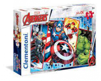 8005125244959 Puzzle Clementoni - Marvel Avengers - Supercolor 24 Pieces