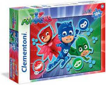 8005125239894 Puzzle Clementoni - Pyjamasks - Maxi Supercolor 104 Pieces