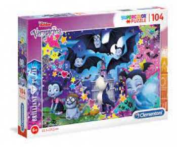 8005125201563 Puzzle Clementoni - Vampirina - Supercolor Brilliant 104 Pieces