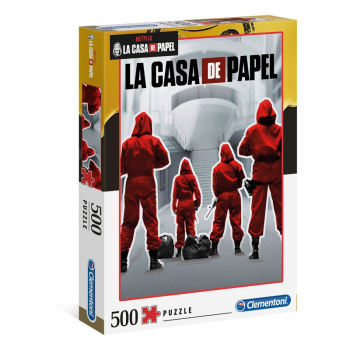 8005125350841 Puzzle 500 Pieces La Casa De Papel Clementoni