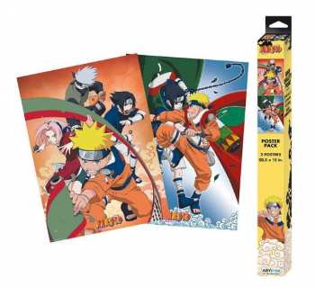 3665361065364 Set 2 Poster Naruto Vs Sasuke