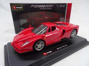 4893993260041 Miniature Ferrari 550 Maranello Rouge 1/24 Burago Race And Play