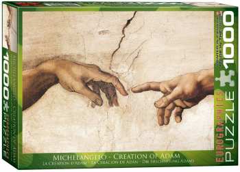 628136620161 Puzzle Eurographics - La Creation D Adam (Michelangelo) - 1000 Pieces
