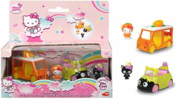 4006333065811 Hello Kitty - Pack De 2 Vehicules Orange Chocolat