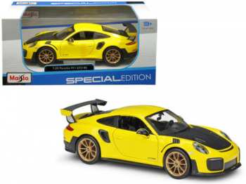 90159315230 Maisto Porsche 911 GT2 RS 1 24 Jaune Et Noir
