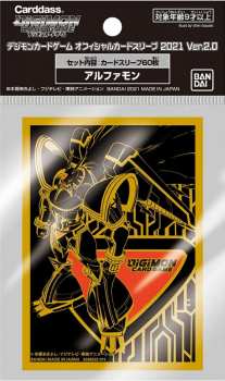 4549660725206 Jeu De Carte Digimon Card Game - Alphamon - Protege Carte Sleeve