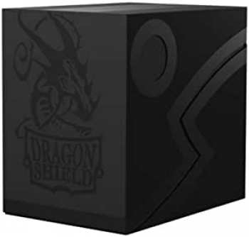 5706569306243 Deck Box Dragon Shield Double Shell Noir 150+ Cartes -