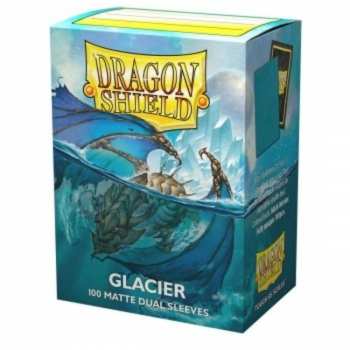 5706569151317 Dragon Shield Sleeves Small X60 Matte Glacier Dual Sleeves -