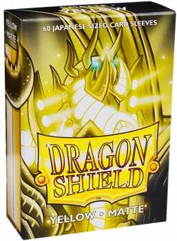 5706569111144 Dragon Shield Sleeves Small x60 Matte Yellow
