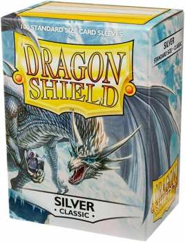 5706569100087 Dragon Shield - Sleeves - Standard X100 Classic - Argent