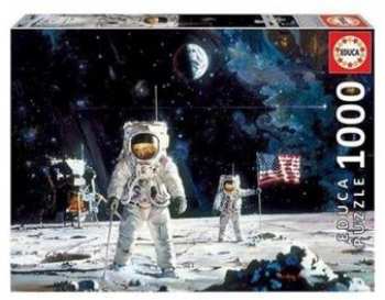 8412668184596 Puzzle 1000 Pieces Premier Homme Sur La Lune
