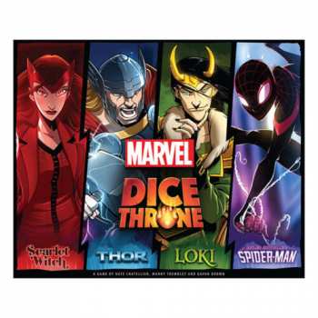 700304156075 Dice Throne Marvel 4 Hero Box - Op Games -