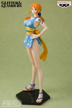 5511101438 Figurine One Piece - Nami Wanokuni - Glamourous And Glitter Vers A - Banpresto