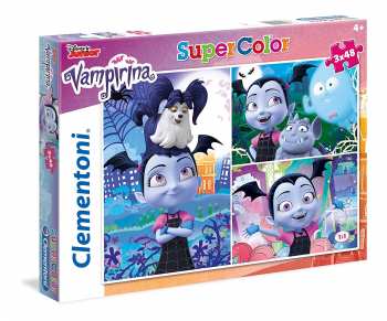 5511101442 Puzzle Clementoni - Disney Junior Vampirina - 3 En 1 - 48 Pieces