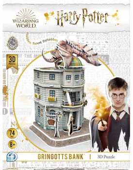 714832510704 Harry Potter Puzzle 3d - La Banque De Gringotts