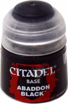 5011921187720 Peinture Citadel Base - Abaddon Black 12ml