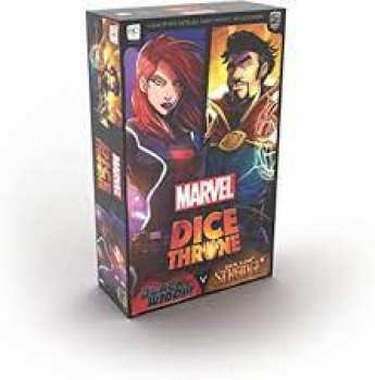 700304156068 Marvel Dice Throne - Hero Box Black Widow VS Doctor Strange - Anglais