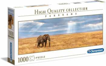 8005125394845 lephant Perdu Panorama - Puzzle Clementoni 1000 Pieces