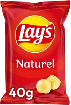 8710398604606 Chips Nature Au Sel - Lay S 40g